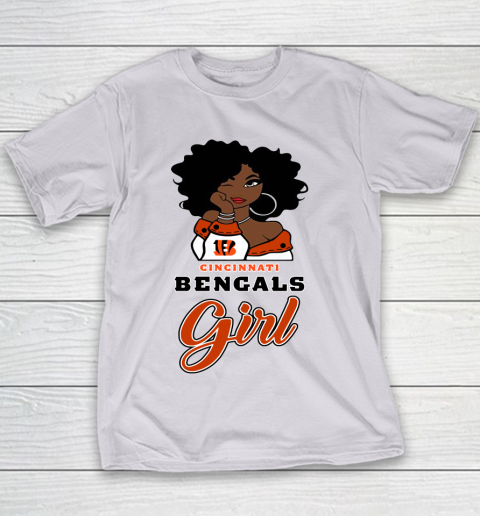 Cincinnati Bengals Girl NFL Youth T-Shirt 5
