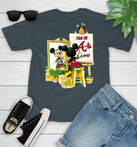 MLB Baseball Atlanta Braves Mickey Drawing Shirt 102