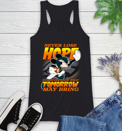 Philadelphia Eagles NFL Football Mickey Disney Never Lose Hope Racerback Tank