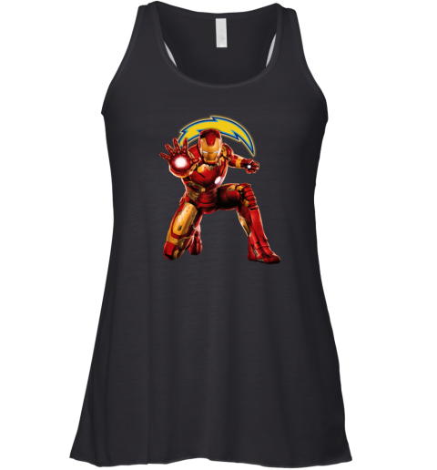 NFL Iron Man Los Angeles Chargers Racerback Tank