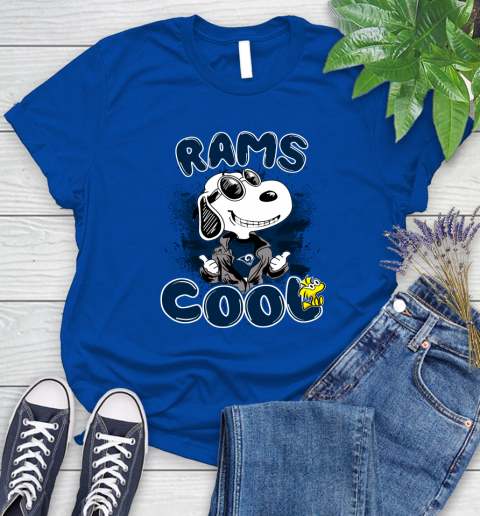 NFL Football Los Angeles Rams Cool Snoopy Shirt Women's T-Shirt 10