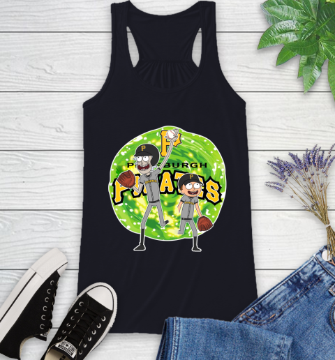 MLB Pittsburgh Pirates Rick And Morty Baseball Sports Racerback Tank 10