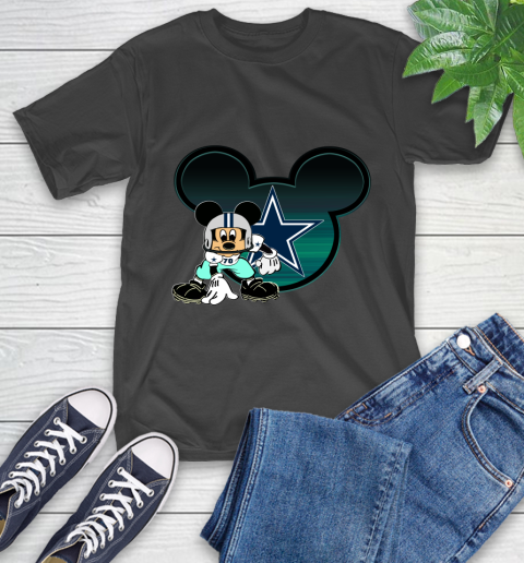 NFL Dallas Cowboys Mickey Mouse Disney Football T Shirt T-Shirt 2