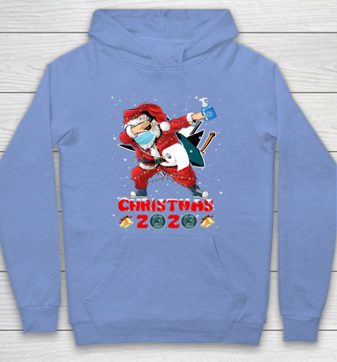 San Jose Sharks Funny Santa Claus Dabbing Christmas 2020 NHL Hoodie 8