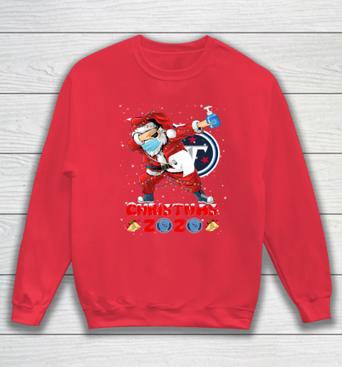 Tennessee Titans Funny Santa Claus Dabbing Christmas 2020 NFL Sweatshirt 7