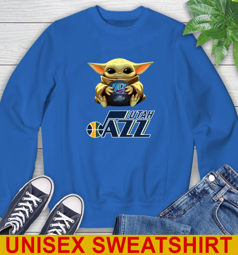 NBA Basketball Utah Jazz Star Wars Baby Yoda Shirt 33