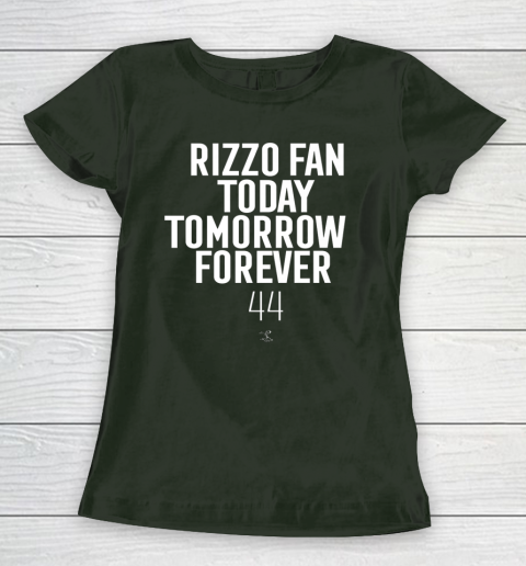 Anthony Rizzo Tshirt Fan Today Tomorrow Forever Gameday Women's T-Shirt 4