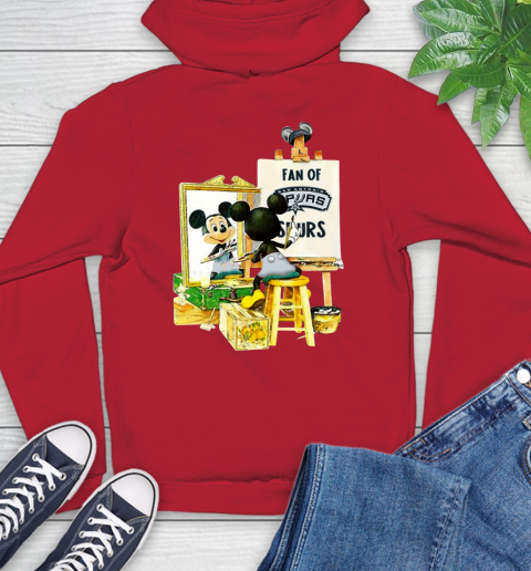 NBA Basketball San Antonio Spurs Mickey Drawing Shirt 23