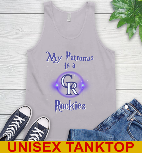 MLB Baseball Harry Potter My Patronus Is A Colorado Rockies Tank Top 3