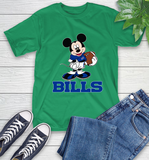 NFL Football Buffalo Bills Cheerful Mickey Mouse Shirt T-Shirt 8
