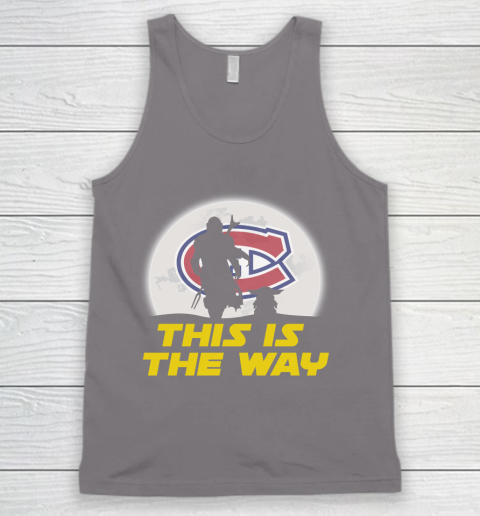Montreal Canadiens NHL Ice Hockey Star Wars Yoda And Mandalorian This Is The Way Tank Top 6