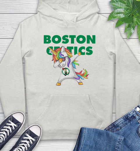 Boston Celtics NBA Basketball Funny Unicorn Dabbing Sports Hoodie 12