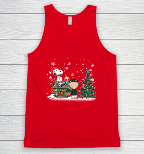 NFL Philadelphia Eagles Snoopy Charlie Brown Christmas Football Super Bowl Tank Top 4