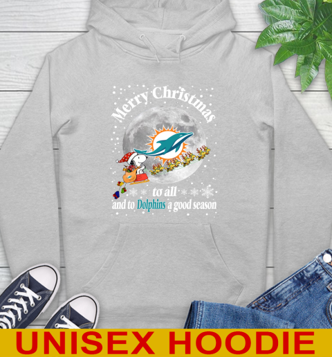 Miami Dolphins Merry Christmas To All And To Dolphins A Good Season NFL Football Sports Hoodie 6