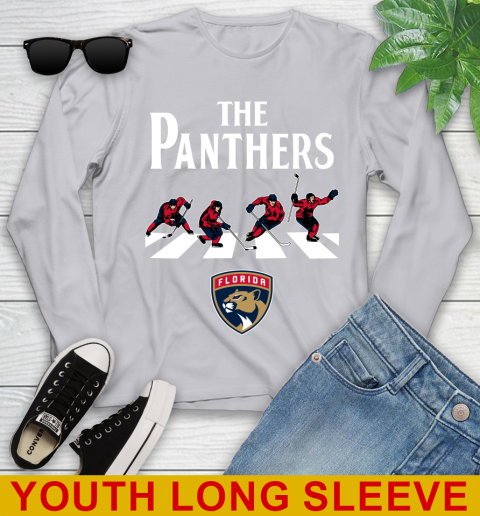 NHL Hockey Florida Panthers The Beatles Rock Band Shirt Youth Long Sleeve 5