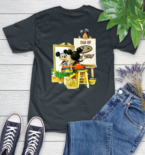 NHL Hockey Anaheim Ducks Mickey Drawing Shirt 87