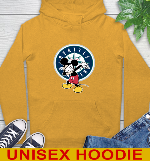 Seattle Mariners MLB Baseball Dabbing Mickey Disney Sports Hoodie 3