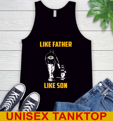 Green Bay Packers NFL Football Like Father Like Son Sports Tank Top