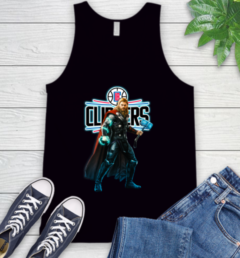 NBA Thor Avengers Endgame Basketball Los Angeles Clippers Tank Top 2