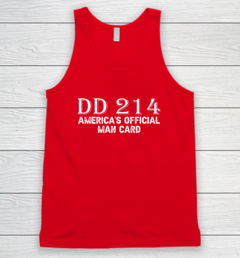 DD214 America's Official Man Card Tank Top 4