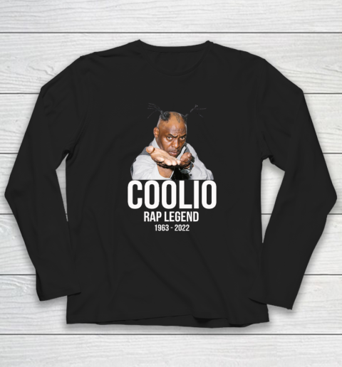 Coolio Rap Legend 1963 2022 Long Sleeve T-Shirt