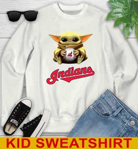 MLB Baseball Cleveland Indians Star Wars Baby Yoda Shirt 113