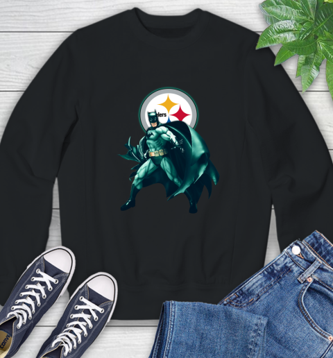 NFL Batman Football Sports Pittsburgh Steelers Sweatshirt 2