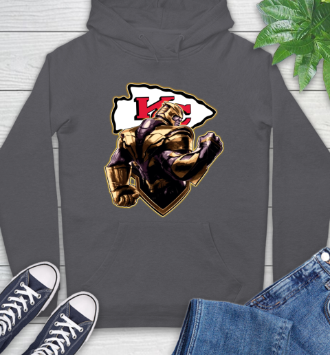NFL Thanos Avengers Endgame Football Sports Kansas City Chiefs Hoodie 7