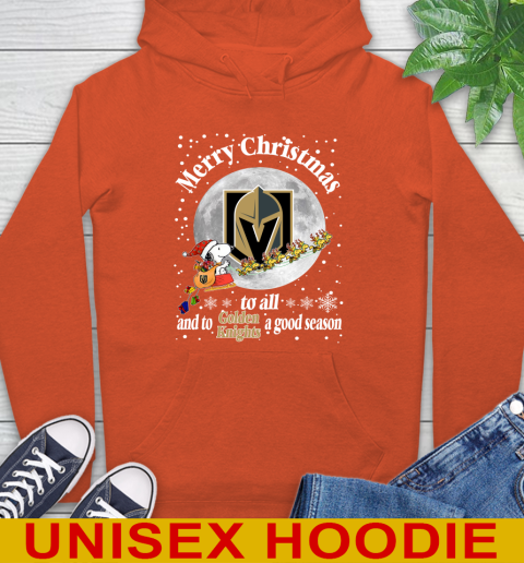 Vegas Golden Knights Merry Christmas To All And To Golden Knights A Good Season NHL Hockey Sports Hoodie 4