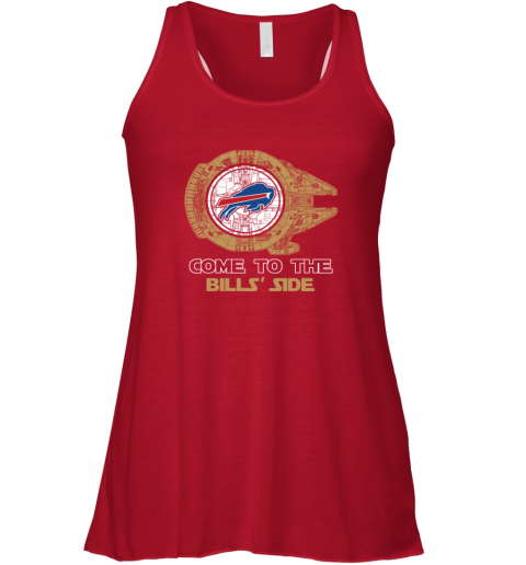 NFL Come To The Buffalo Bills Star Wars Football Sports Racerback Tank wx6b nfl come to the buffalo bills star wars football sports flowy tank 32 front red
