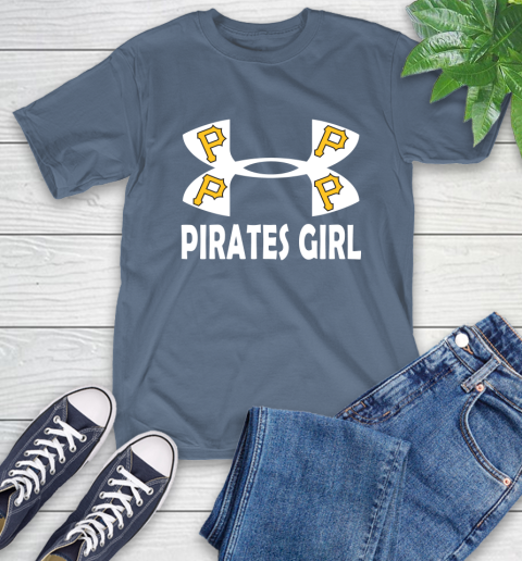 MLB Pittsburgh Pirates Under Armour Baseball Sports T-Shirt 8