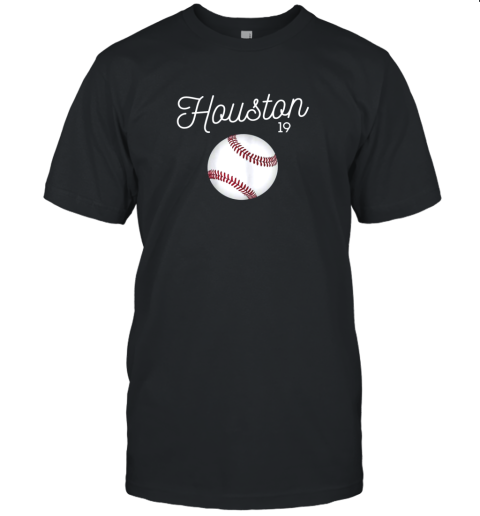 Houston Baseball Shirt Astro Number 19 and Giant Ball Unisex Jersey Tee