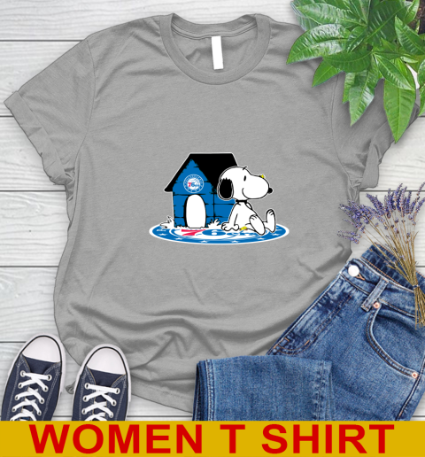 NBA Basketball Philadelphia 76ers Snoopy The Peanuts Movie Shirt Women's T-Shirt 11