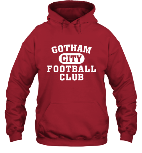 NEW YORK JETS GOTHAM CITY nudt new york jets gotham city hoodie 23 front red