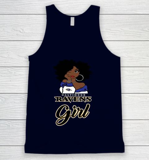 Baltimore Ravens Girl NFL Tank Top 3