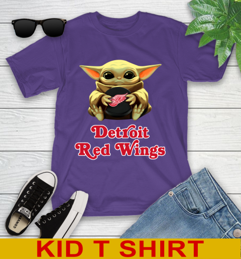 NHL Hockey Detroit Red Wings Star Wars Baby Yoda Shirt 104