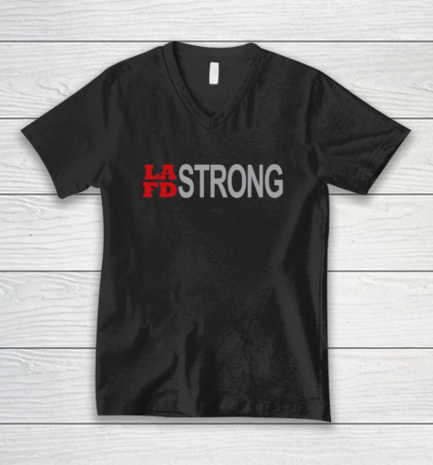 LAFD Strong V-Neck T-Shirt