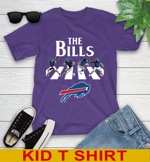 NFL Football Buffalo Bills The Beatles Rock Band Shirt Youth T-Shirt 3