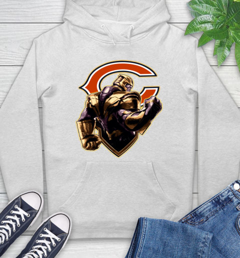 NFL Thanos Avengers Endgame Football Sports Chicago Bears Hoodie