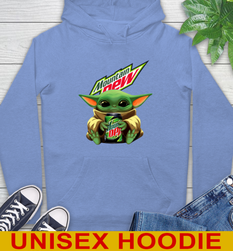 Star Wars Baby Yoda Hugs Mountain Dew Soft Drink Shirt 23