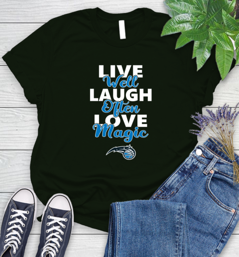 NBA Basketball Orlando Magic Live Well Laugh Often Love Shirt Women's T-Shirt 5