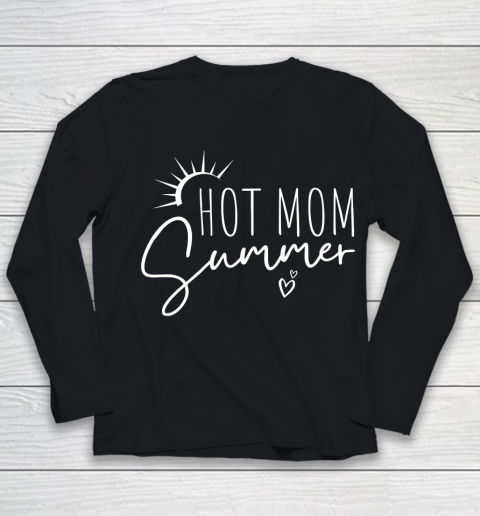 Hot Mom Summer Tee Hot Girl Summer Youth Long Sleeve