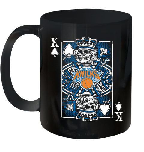 New York Knicks NBA Basketball The King Of Spades Death Cards Shirt Ceramic Mug 11oz