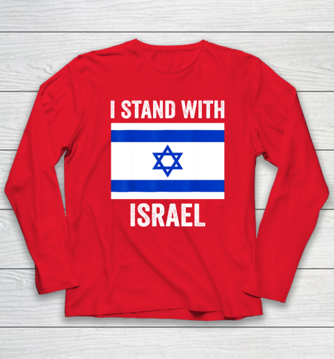 I Stand With Israel  Free Israel Long Sleeve T-Shirt 6