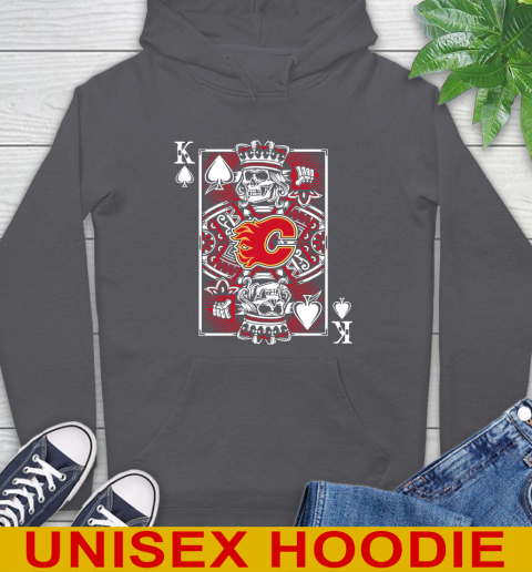 Calgary Flames NHL Hockey The King Of Spades Death Cards Shirt Hoodie 7