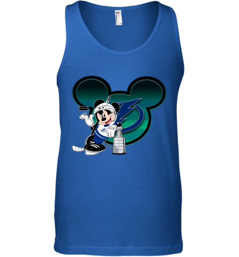 NHL Tampa Bay Lightning Stanley Cup Mickey Mouse Disney Hockey T Shirt NmBU2yFDRFN unisex tank 17 95 151514 front royal