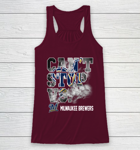 MLB Milwaukee Brewers Baseball Can't Stop Vs Brewers Racerback Tank 2