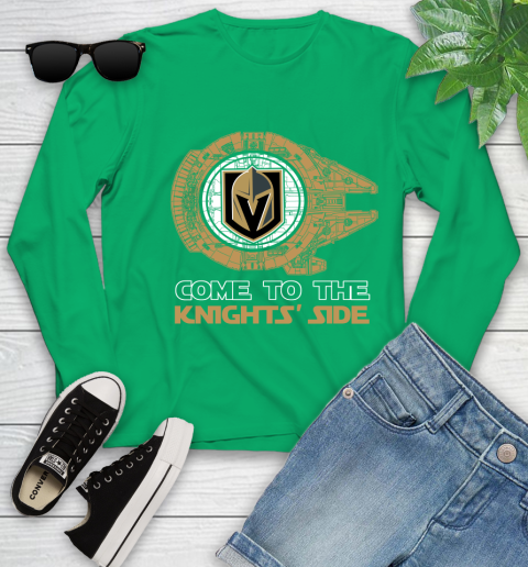 NHL Come To The Vegas Golden Knights Wars Hockey Sports Youth Long Sleeve 7