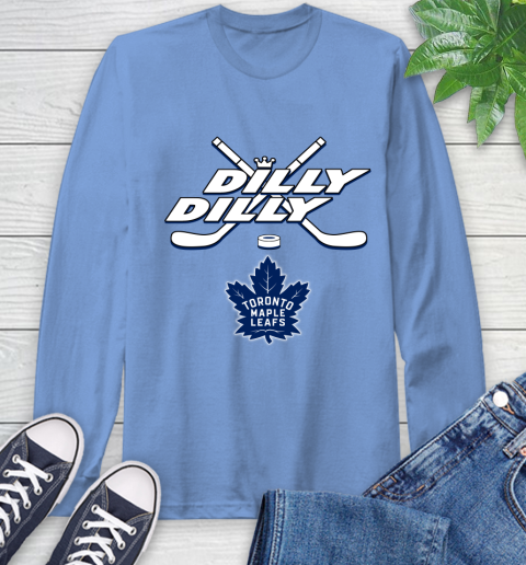 NHL Toronto Maple Leafs Dilly Dilly Hockey Sports Long Sleeve T-Shirt 11