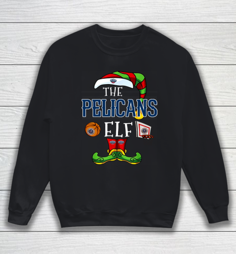 New Orleans Pelicans Christmas ELF Funny NBA Sweatshirt